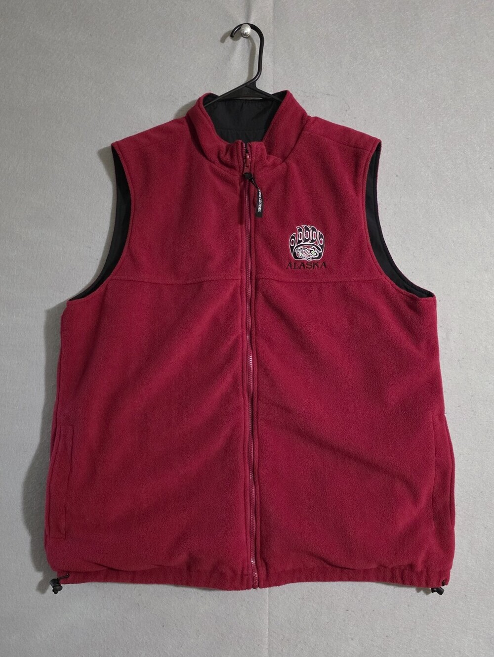 Princess Cruises Reversible Full Zip Alaska Fleece Vest Embroidered Size Large